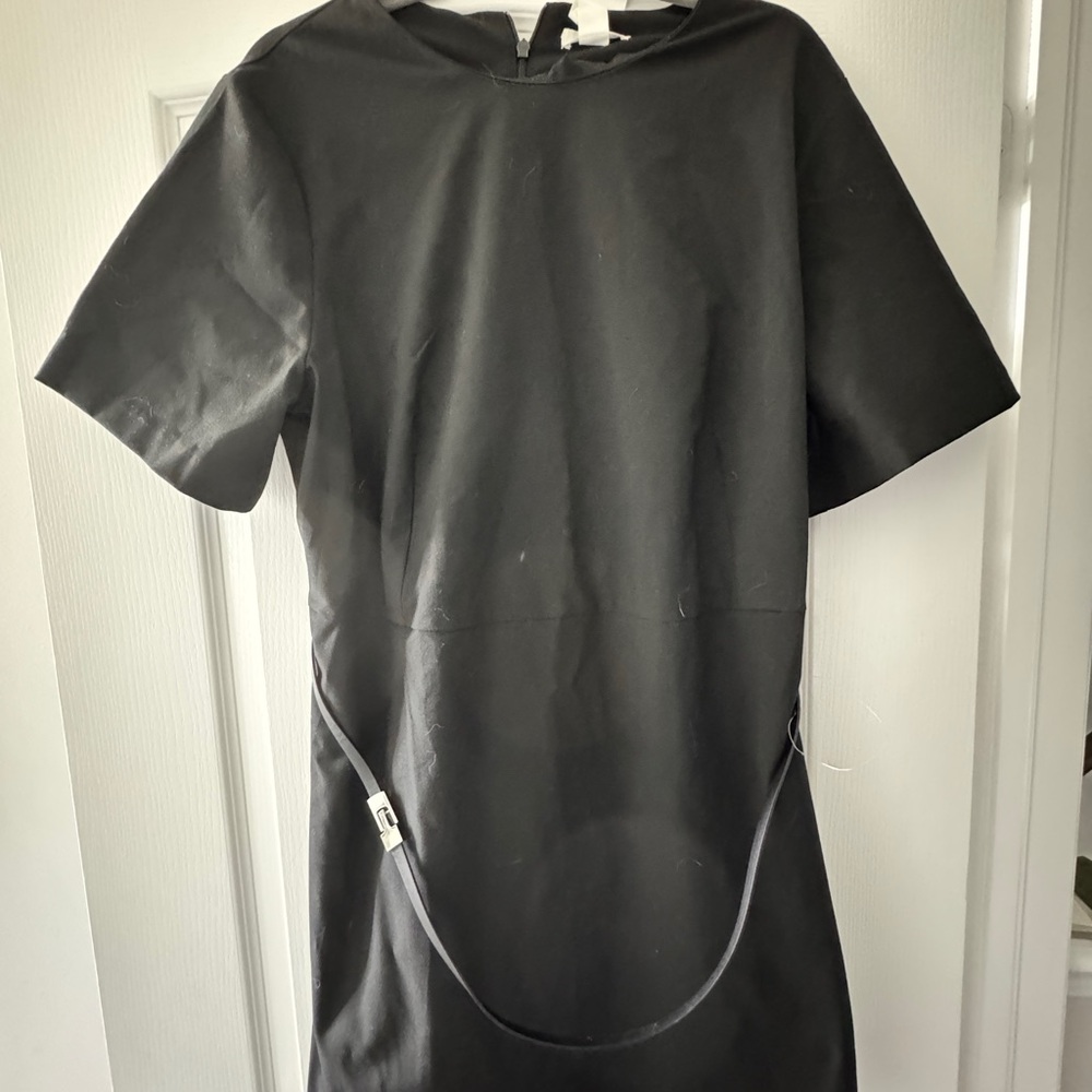 Brand New- H&M- Chic Black Short Sleeve Dress